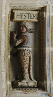 Эсфирь. Горельеф в церкви монастыря Сан-Херонимо (Гранада, Испания)