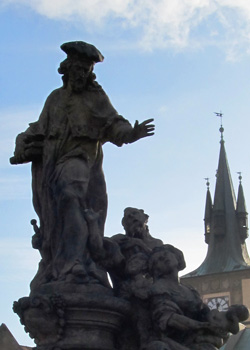 Матиаш Бернард Браун. Святой Иво Кермартенский (Карлов мост, Прага) 