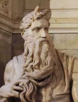 Микеланджело. Пророк Моисей. Сан-Пьетро-ин-Винколи, Рим 