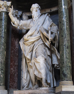 Пьер-Этьен Монно. Апостол Павел. Латеранская базилика, Рим 
