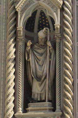 Св. Зиновий. Фасад собора Санта-Мария-дель-Фьоре, Флоренция 