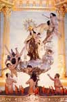 Богоматерь Кармельская, ангелы и души чистилища (барочная скульптура, Беньяхан, Испания)