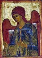 Архангел Гавриил. Византийская икона, 1387-1395