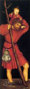 Лукас Кранах Старший. Св. Христофор. Ок. 1514
